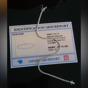 Natural diamond bracelet